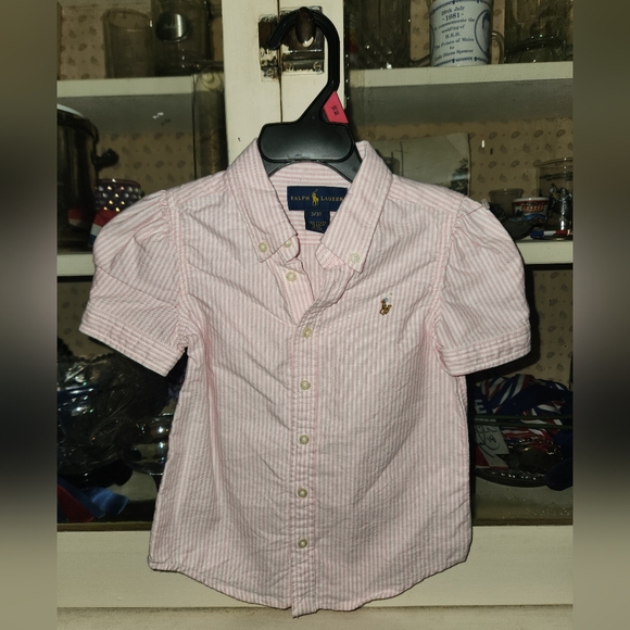 Ralph Lauren Pink Casual Button Down Shirt - Picture 1 of 3
